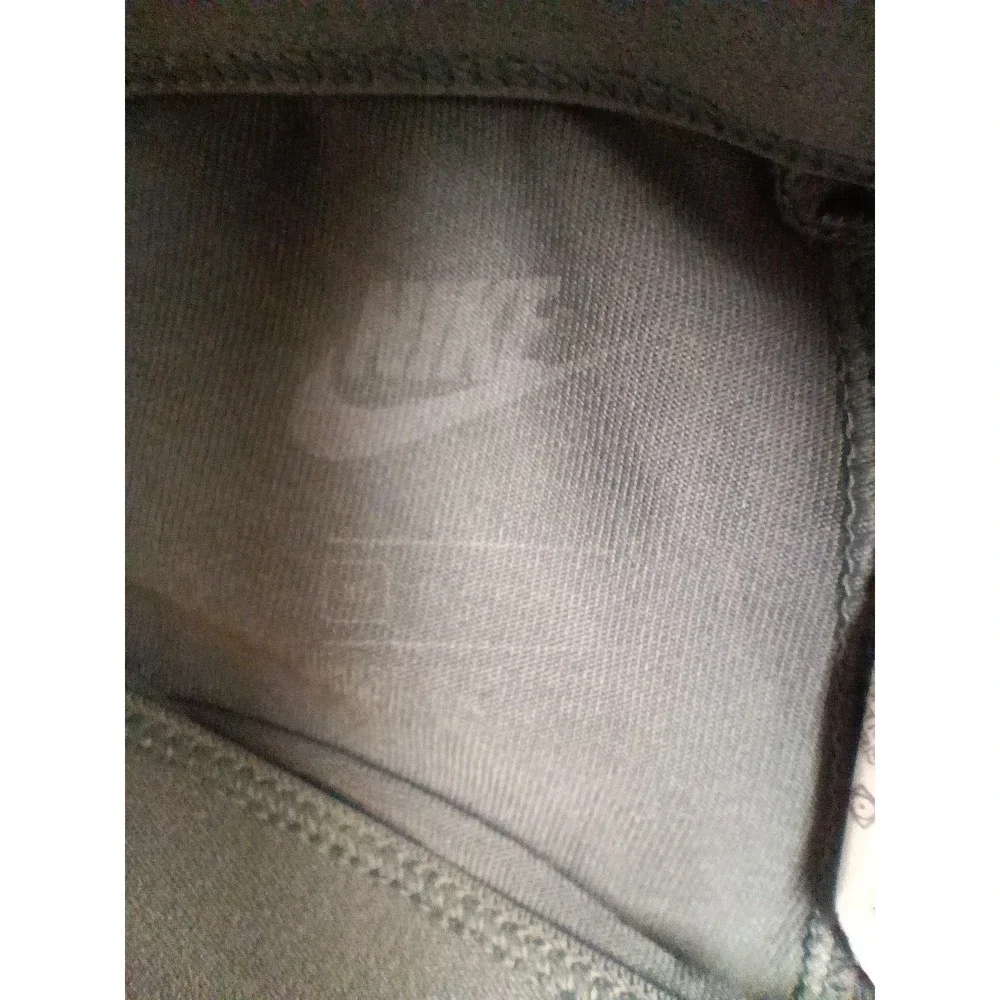 Nike Graphic Leggings Girls XS Sage Green Big Logo Tights Activewear